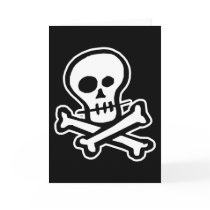 Simple B&W Skull & Crossbones
