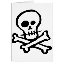Simple B&W Skull & Crossbones