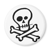 Simple B&W Skull & Crossbones