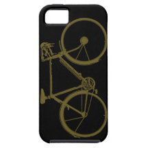 simple bike, cyclist iPhone 5 cases