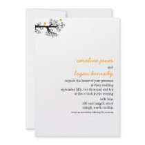 Simple Birds on Tree Branch Personalized Invitations