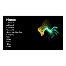 Simple Black Business Card