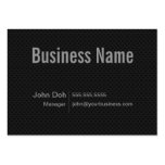 Simple Black Metal Business Card Template