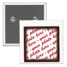 Simple Brown  Photo Frame Buttons