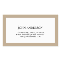 Simple Business Card