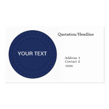 Simple business cards with an optical illusion