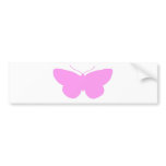 Simple Butterfly in Pink bumper stickers