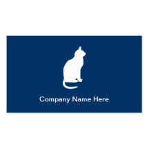 Simple Cat Business Cards