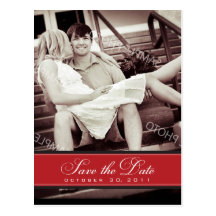 Simple Chandelier Save the Date Photo Postcard