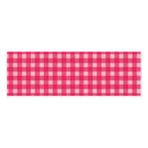 Simple, classic and elegant. Lucky pink plaids. Business Cards