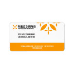 Simple Corporate Return Address Labels labels