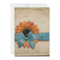 Simple Country Sunflower Wedding