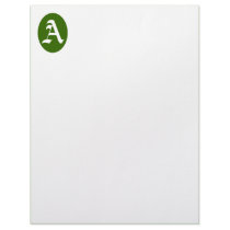 Simple Custom Colour Elipse Monogram