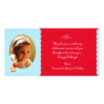 Simple & Cute Reindeer Photo Card photo cards