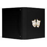 Simple Drama Masks 3 Ring Binders