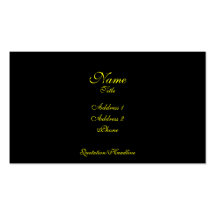 Simple Elegance business card