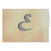 Simple Elegant Monograms - CricketDiane Card