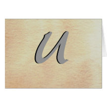 Simple Elegant Monograms - CricketDiane Card