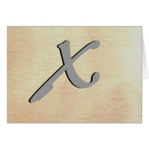 Simple Elegant Monograms - CricketDiane Card