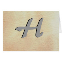 Simple Elegant Monograms - CricketDiane Cards
