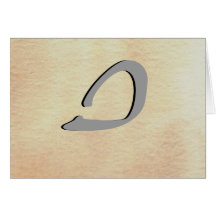 Simple Elegant Monograms - CricketDiane Cards
