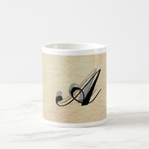 Simple Elegant Monograms - CricketDiane Coffee Mugs