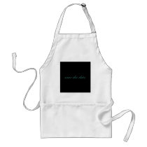 Simple Elegant Save The Date Aprons