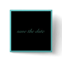 Simple Elegant Save The Date Pin