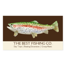 Simple Fishing Charter Boat Guide Business Fish Business Card Templates