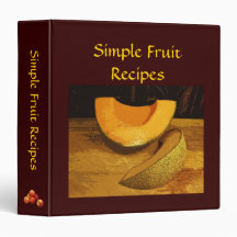 Simple Fruit Recipes Binders