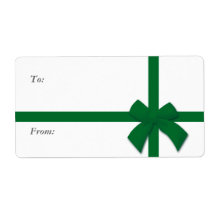Simple Gift Tag Custom Shipping Labels