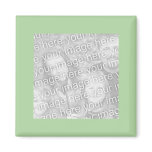 simple green photo frame