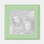 simple green photo frame magnets