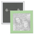 simple green photo frame pins