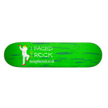simple green skateboard