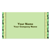 Simple Green Weave Business Cards