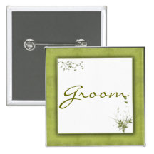 Simple Green Wedding Design Pin