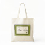 Simple Green Wedding Floral Bags