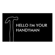 Simple Handyman Business Cards