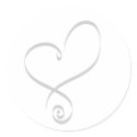 Simple Heart For Envelopes stickers
