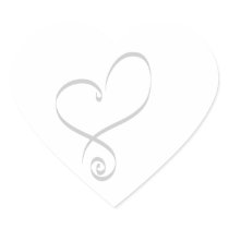 Simple Heart For Envelopes Wedding Hearts Sticker