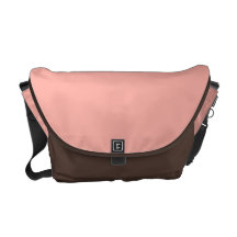 simple light peach colour block commuter bag