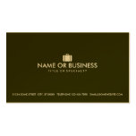 simple luggage business card template