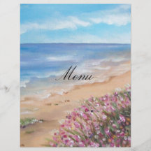 simple menu flyer