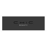 Simple Modern Hip Black  Business Card