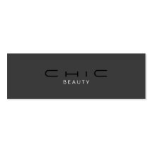 Simple Modern Hip Black  Business Card