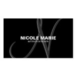 Simple Monogram Business Card business cards