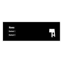 Simple Monogram Business Card Templates