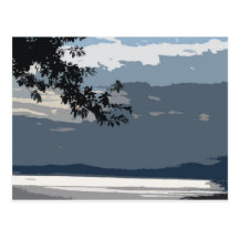 Simple Mountains Postcard