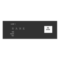SIMPLE NAME CARD WITH 2D ビジネスカードテンプレート